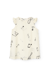 Raw White Firefly Dress COVER