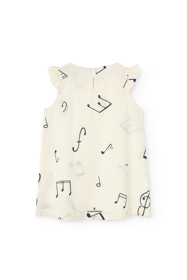 Raw White Firefly Dress PRODUCT BACK