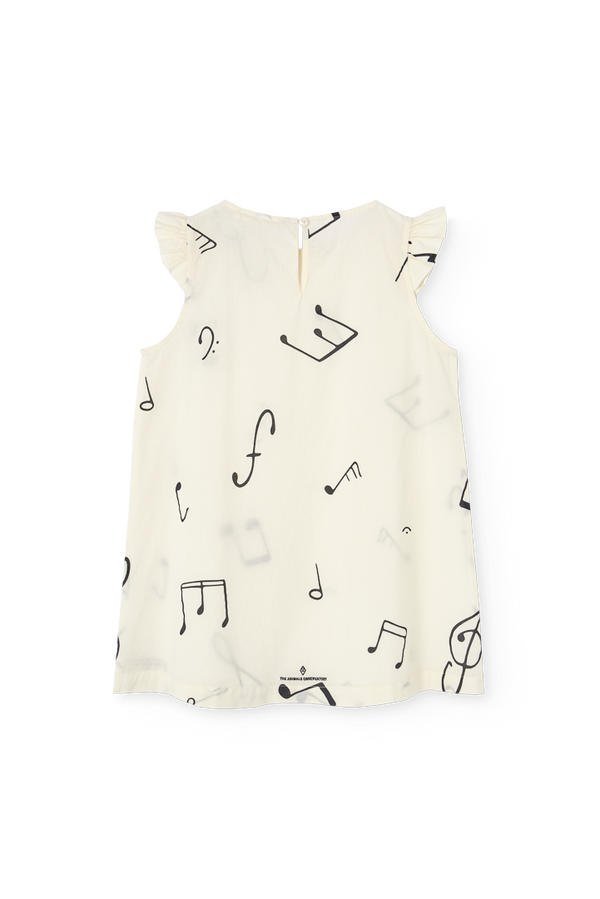 Raw White Firefly Dress PRODUCT BACK