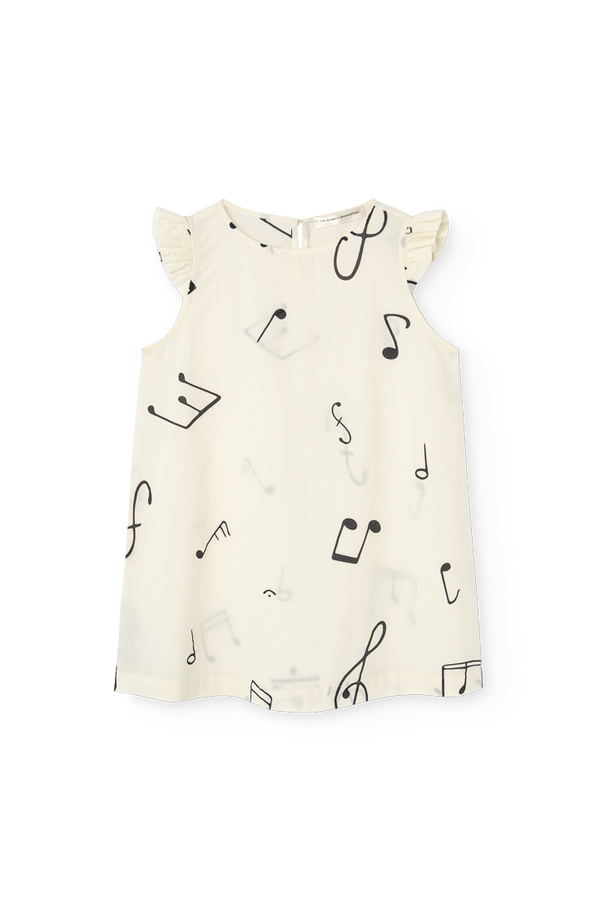 Raw White Firefly Dress PRODUCT FRONT