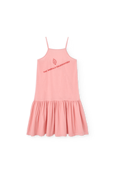 Soft Pink Hummingbird Dress PRODUCT FRONT