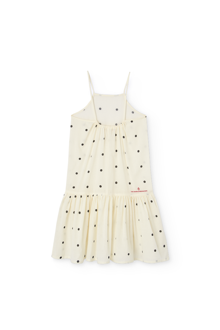 Raw White Hummingbird Dress PRODUCT BACK