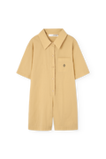 Soft Brown Squirrel Short Jumpsuit