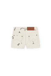 Raw White Pig Shorts PRODUCT BACK