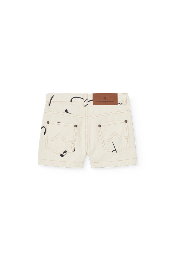 Raw White Pig Shorts PRODUCT BACK