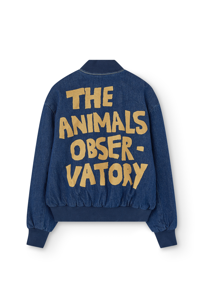 Blue Finch Bomber Jacket PRODUCT BACK