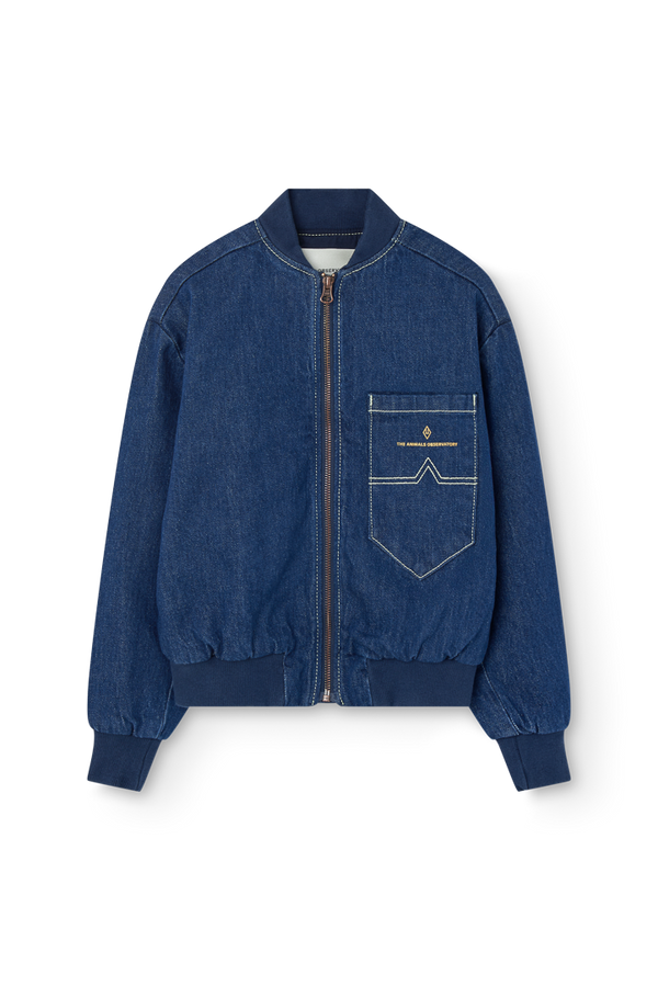 Blue Finch Bomber Jacket PRODUCT FRONT