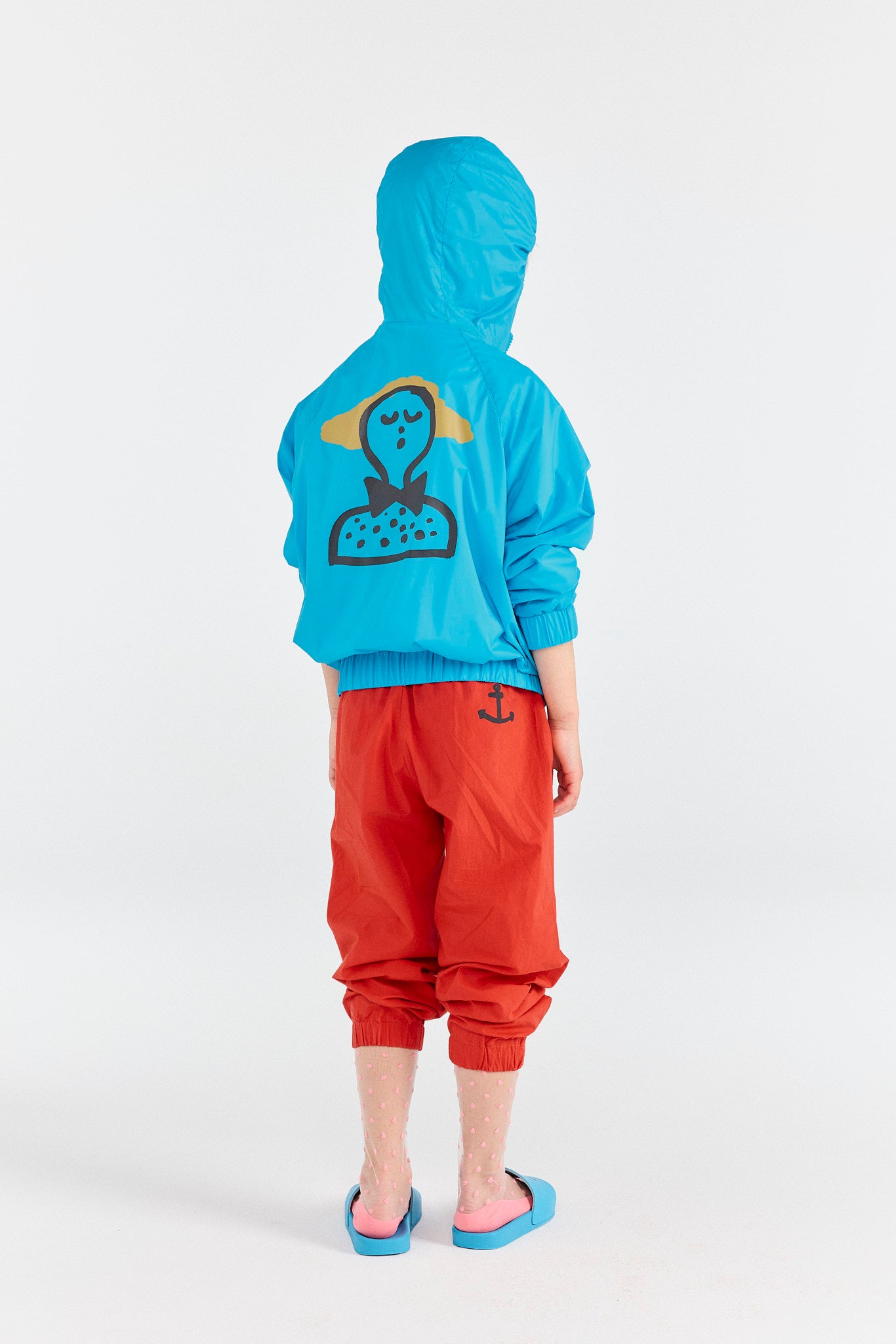 Blue Fox Windbreaker MODEL BACK