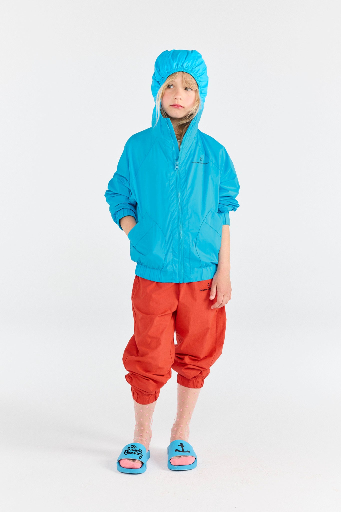 Blue Fox Windbreaker MODEL FRONT