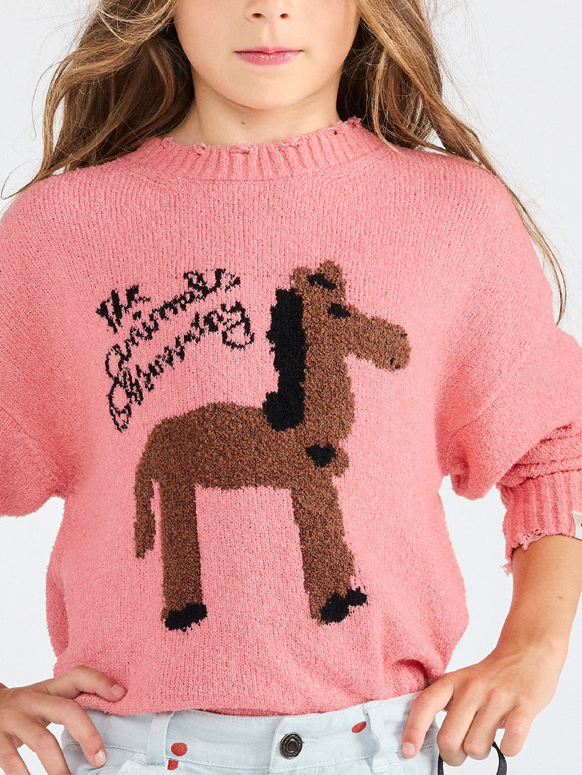 Soft Pink Gollie Sweater CLOSE TAKE