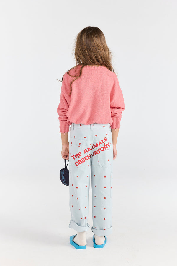 Soft Pink Gollie Sweater MODEL BACK