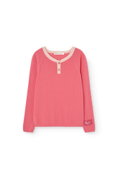 Soft Pink Bull Sweater PRODUCT FRONT