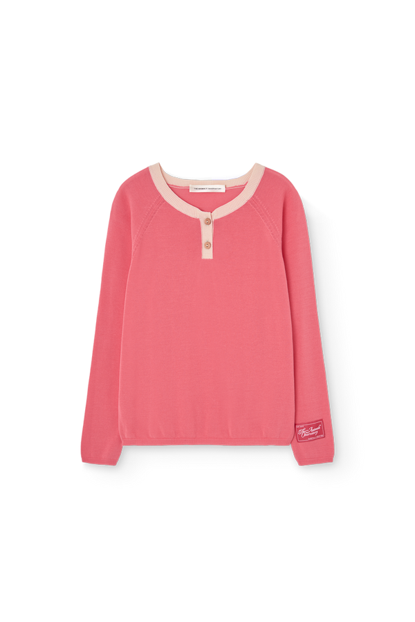 Soft Pink Bull Sweater PRODUCT FRONT