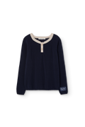 Deep Blue Bull Sweater
