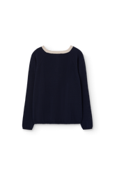 Deep Blue Bull Sweater PRODUCT BACK