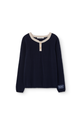 Deep Blue Bull Sweater PRODUCT FRONT