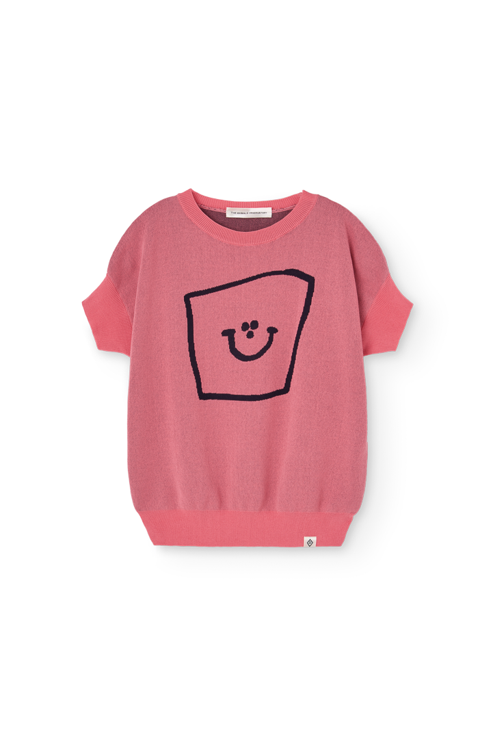 Soft Pink Bat Sweater Vest COVER