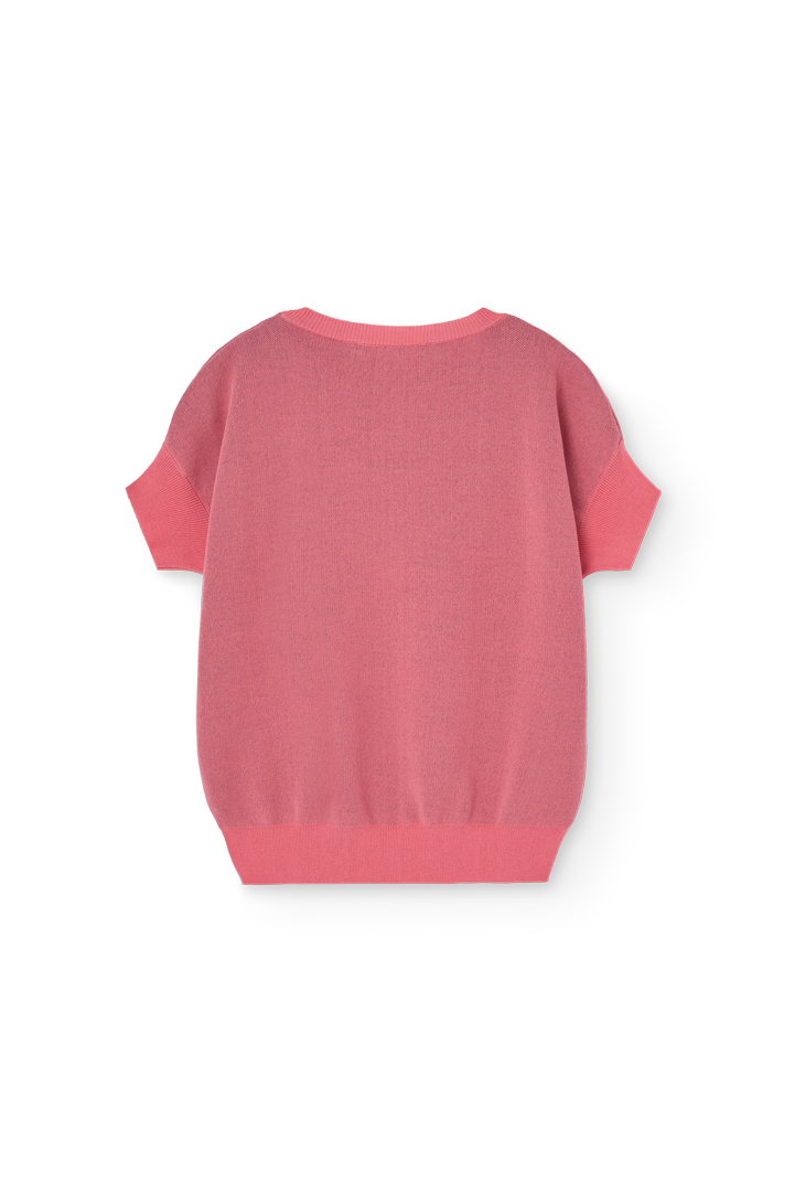 Soft Pink Bat Sweater Vest PRODUCT BACK