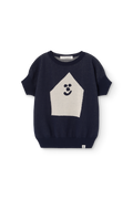 Deep Blue Bat Sweater Vest