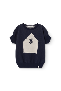 Deep Blue Bat Sweater Vest COVER