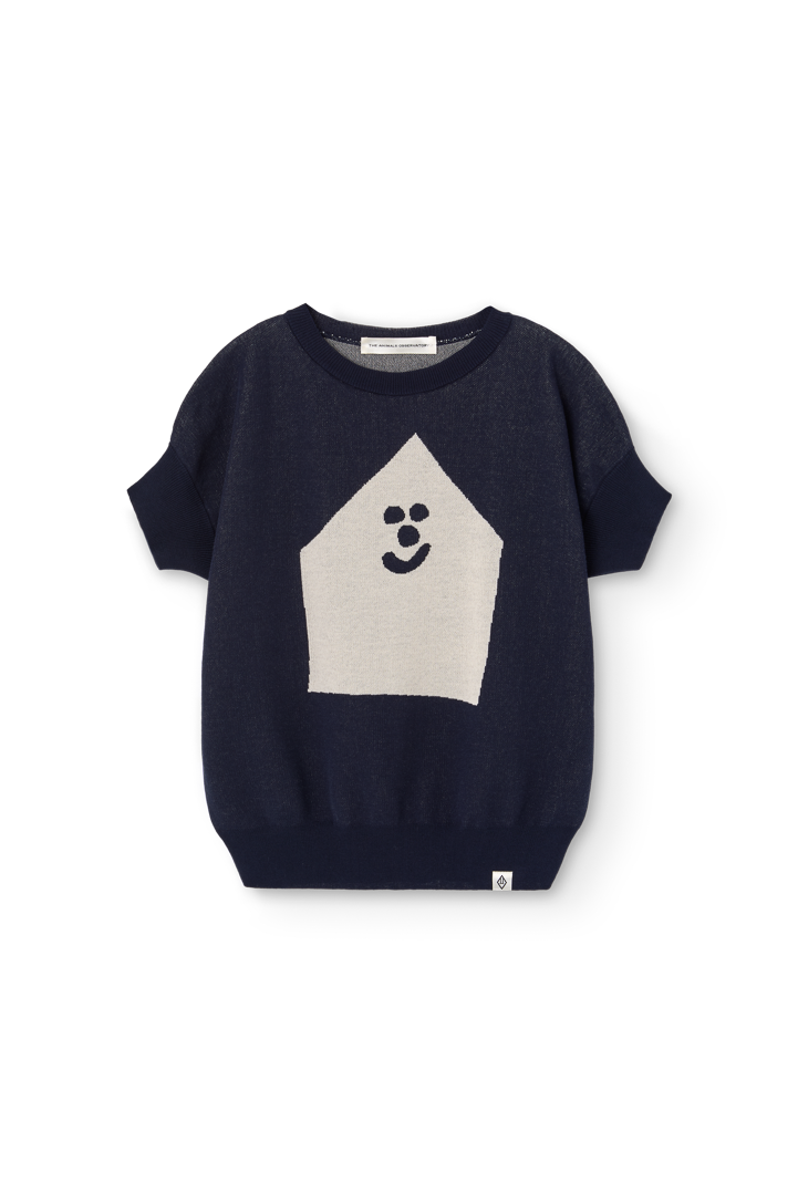 Deep Blue Bat Sweater Vest PRODUCT FRONT