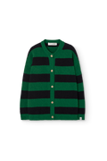 Striped Green Toucan Cardigan