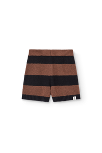 Striped Brown Opossum Shorts COVER