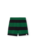 Striped Green Opossum Shorts