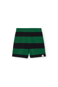 Striped Green Opossum Shorts COVER