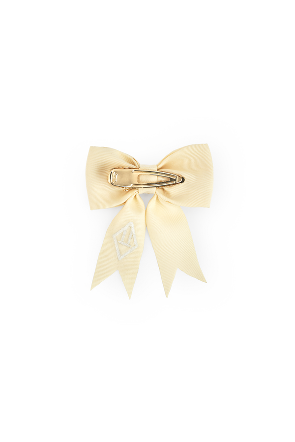 Soft Yellow Small Coati Hair Clip PRODUCT BACK