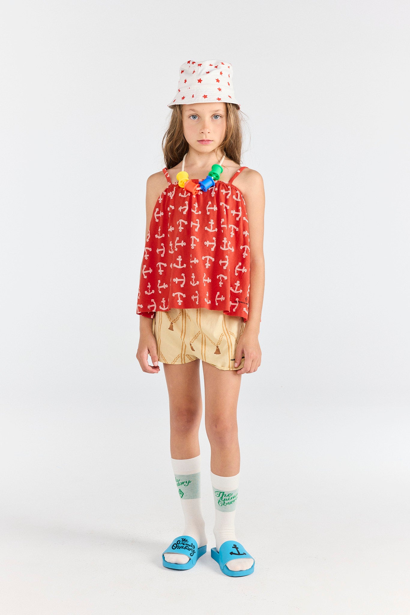 Green Snail Socks MODEL FRONT