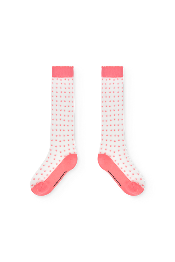 Soft Pink Hen Socks PRODUCT FRONT