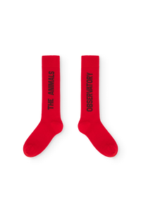 Fig Red Worm Socks COVER