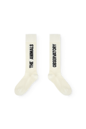 Raw White Worm Socks PRODUCT FRONT