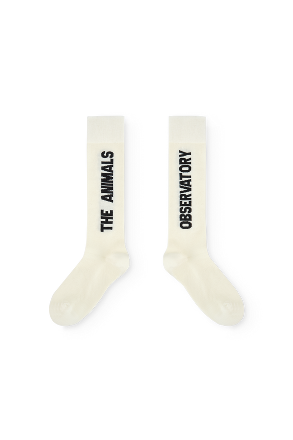Raw White Worm Socks PRODUCT FRONT