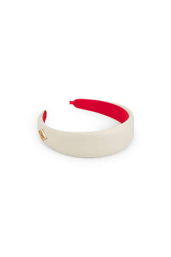 Raw White Pika Headband PRODUCT FRONT