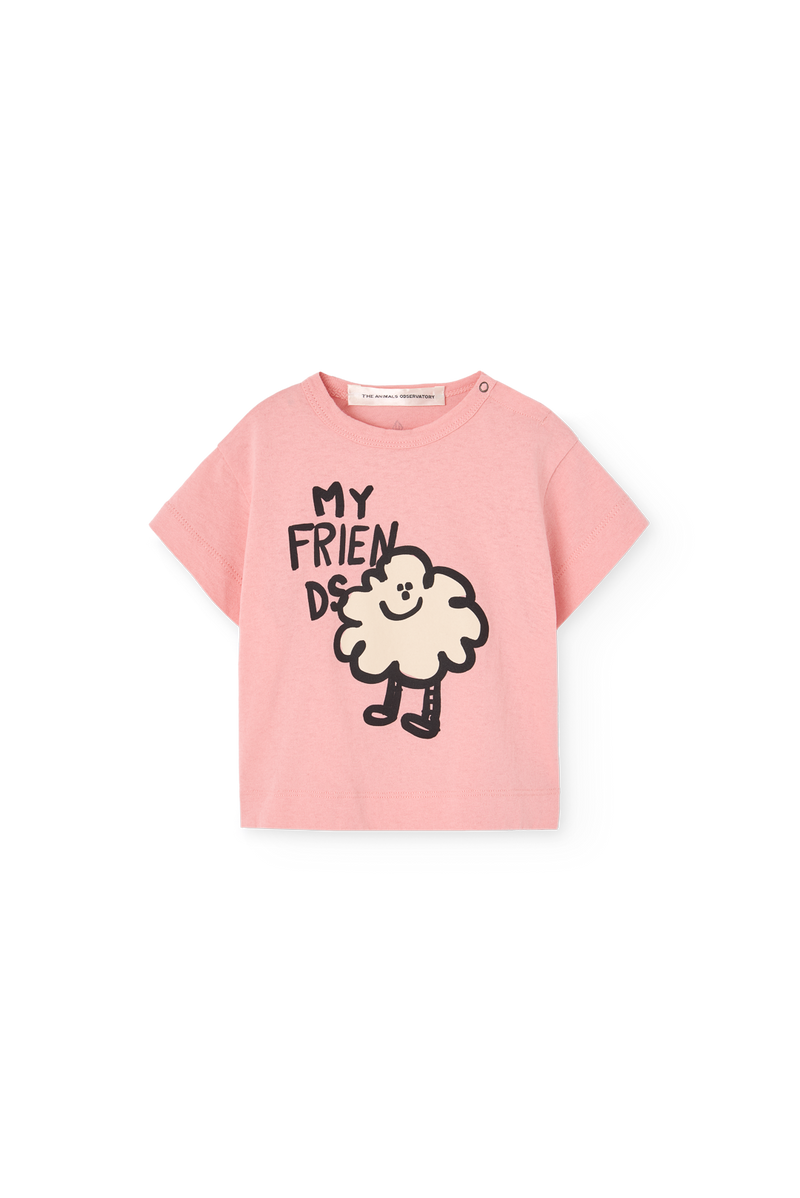 Soft Pink Pangolin T-Shirt for Baby COVER
