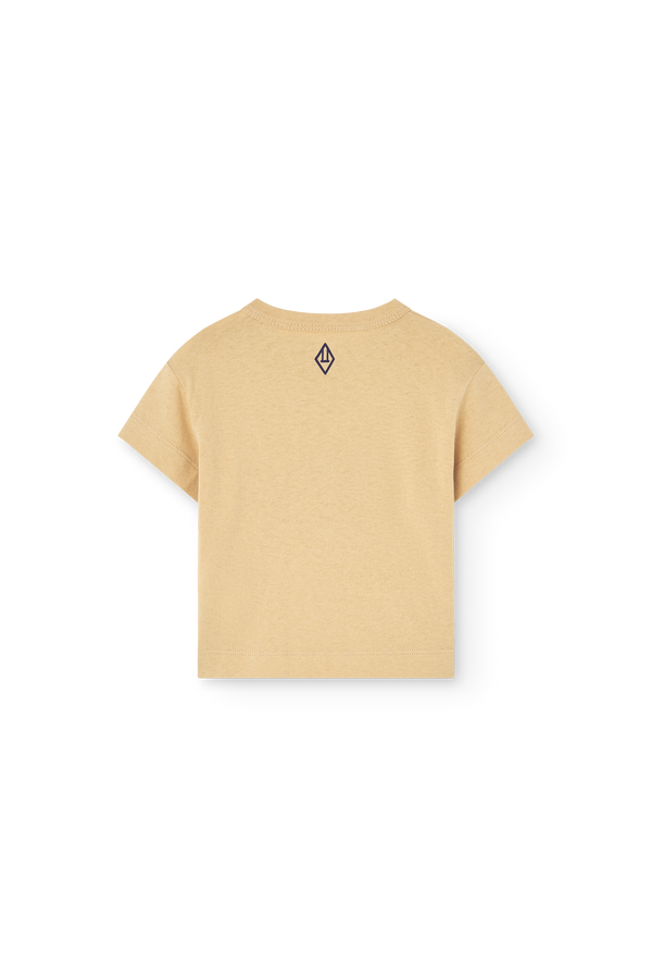 Soft Brown Pangolin T-Shirt for Baby PRODUCT BACK