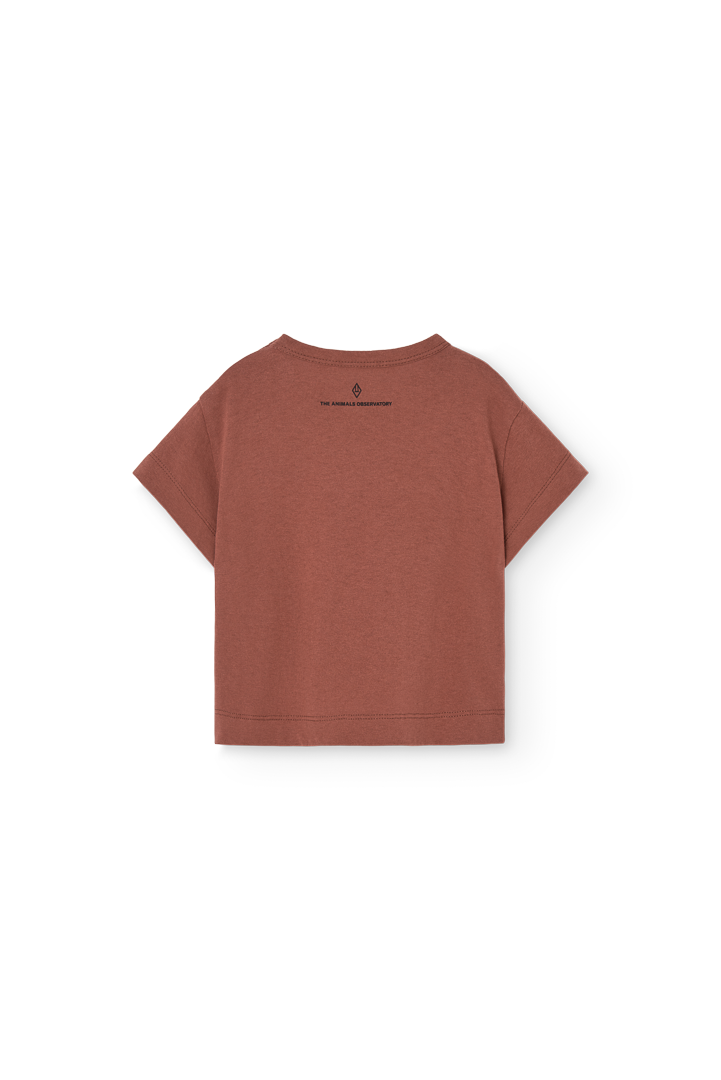 Brown Pangolin T-Shirt for Baby PRODUCT BACK