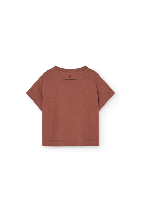 Brown Pangolin T-Shirt for Baby PRODUCT BACK