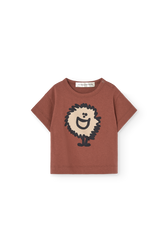 Brown Pangolin T-Shirt for Baby PRODUCT FRONT