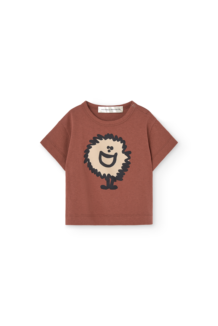 Brown Pangolin T-Shirt for Baby PRODUCT FRONT