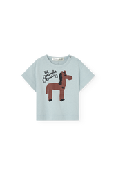 Blue Pangolin T-Shirt for Baby PRODUCT FRONT