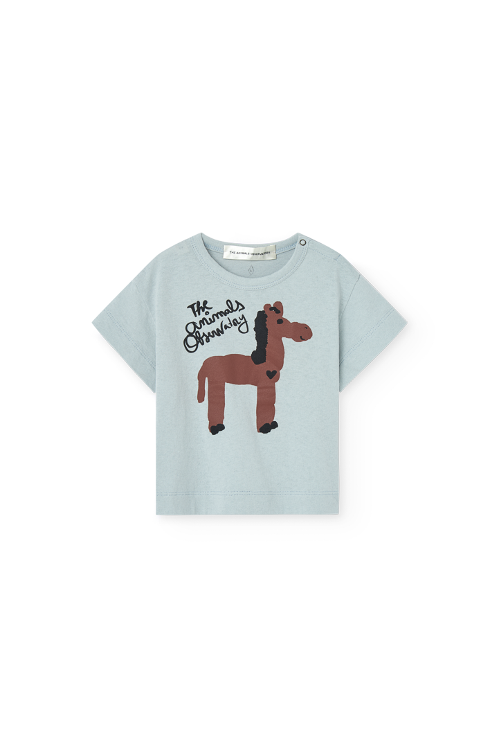 Blue Pangolin T-Shirt for Baby PRODUCT FRONT