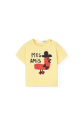 Soft Yellow Pangolin T-Shirt for Baby