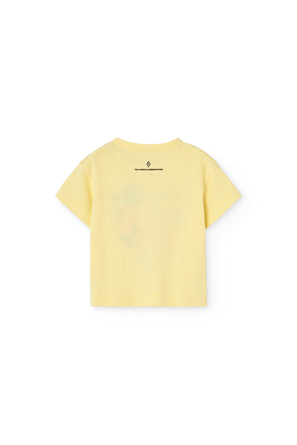Soft Yellow Pangolin T-Shirt for Baby PRODUCT BACK