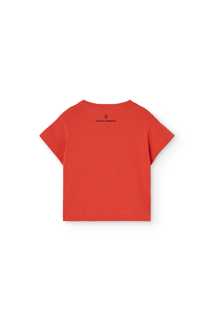 Red Pangolin T-Shirt for Baby PRODUCT BACK
