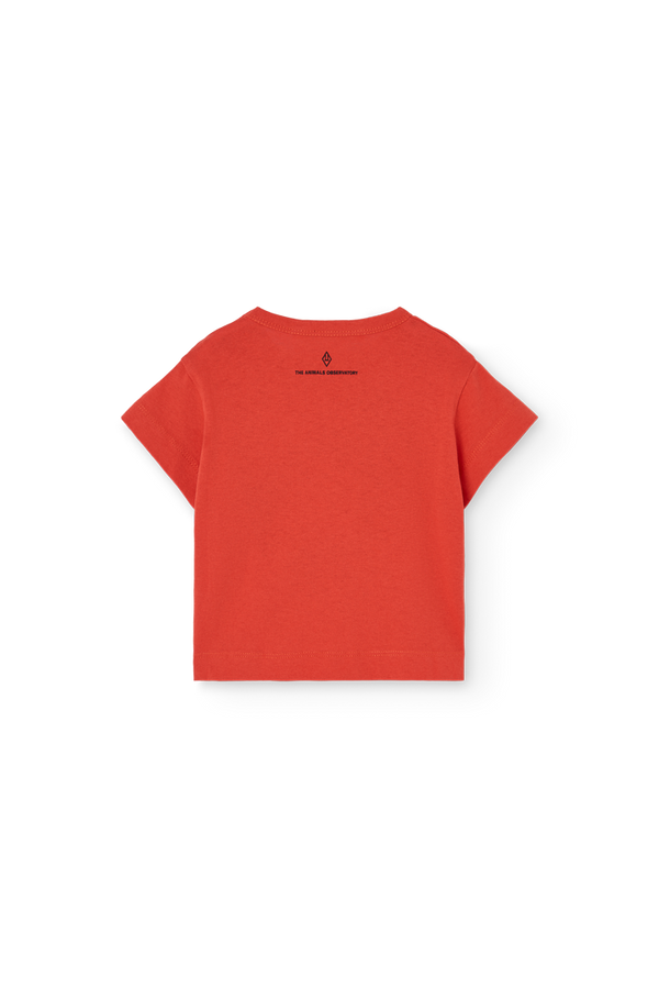 Red Pangolin T-Shirt for Baby PRODUCT BACK