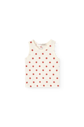 Camiseta de tirantes Macaque Blanca  para Bebé