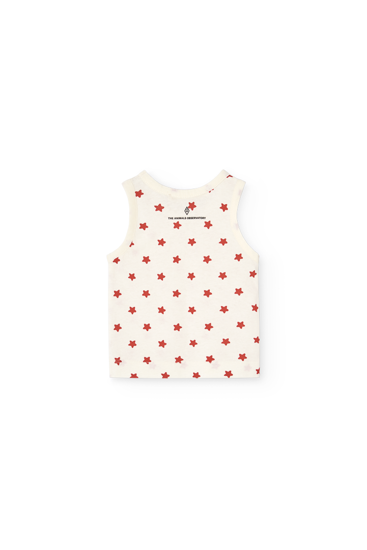 Raw White Macaque Tank Top for Baby PRODUCT BACK